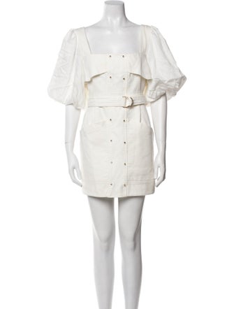 Acler Square Neckline Mini Dress