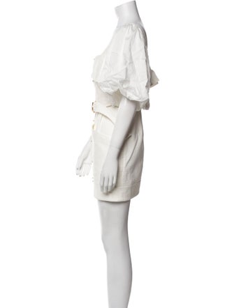 Acler Square Neckline Mini Dress