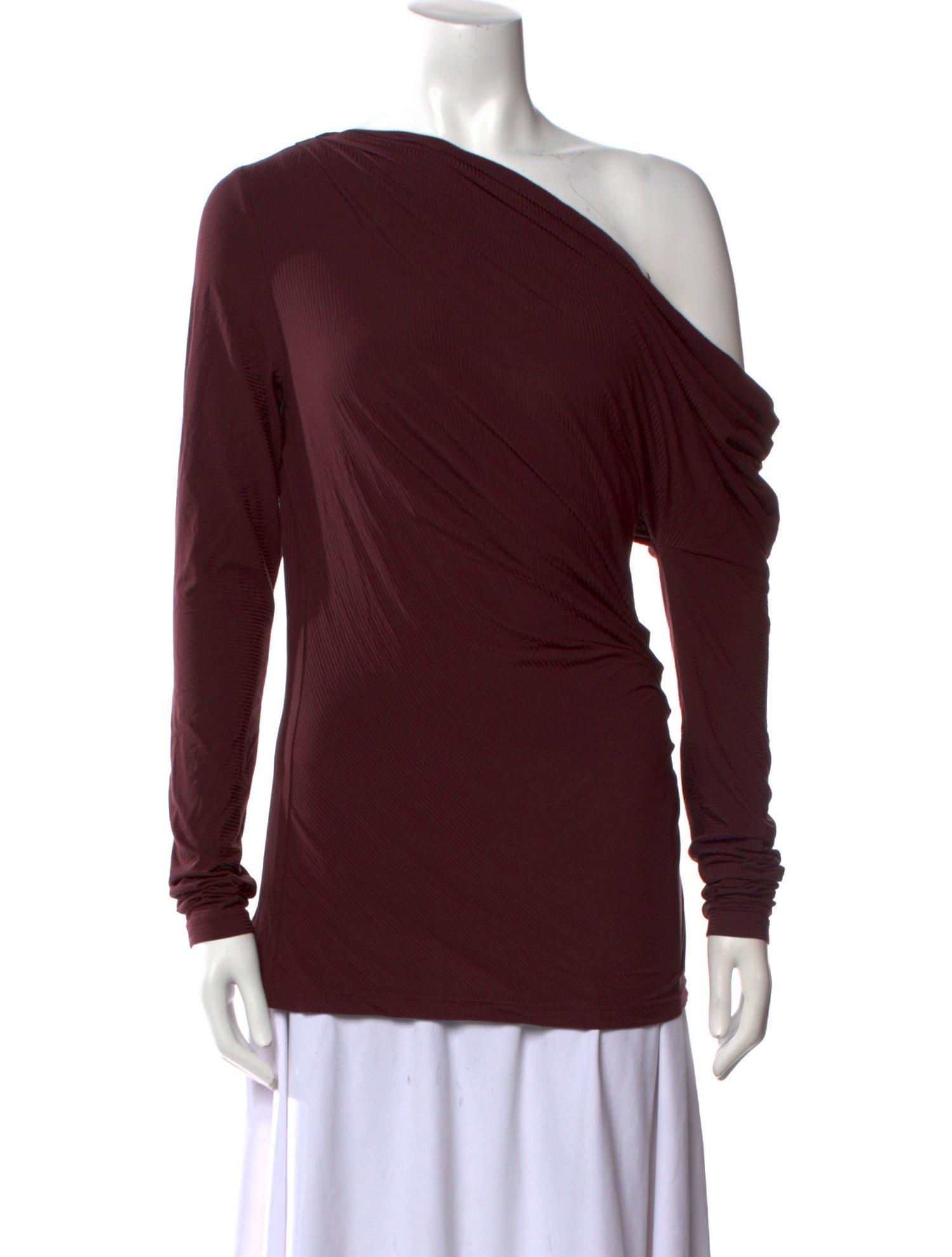 Acler One-Shoulder Long Sleeve Top