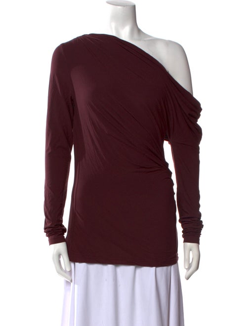 Acler One-Shoulder Long Sleeve Top