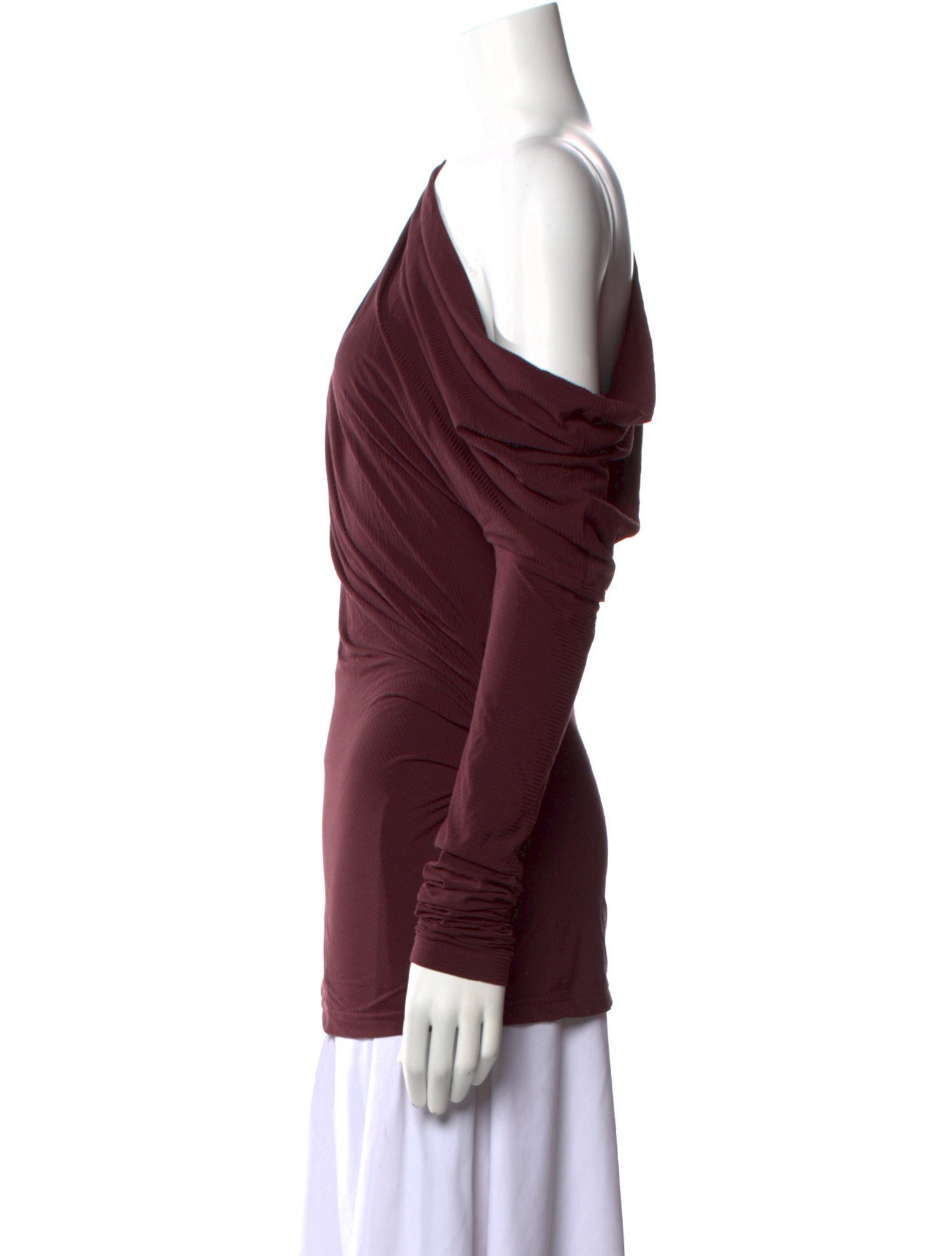 Acler One-Shoulder Long Sleeve Top