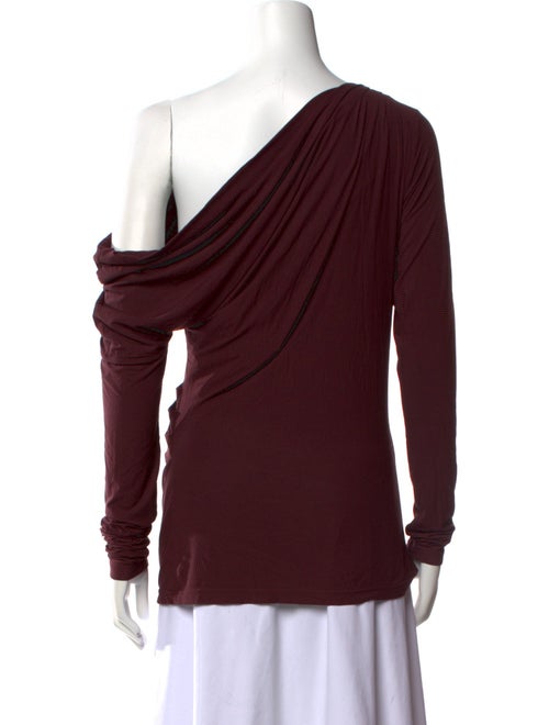 Acler One-Shoulder Long Sleeve Top