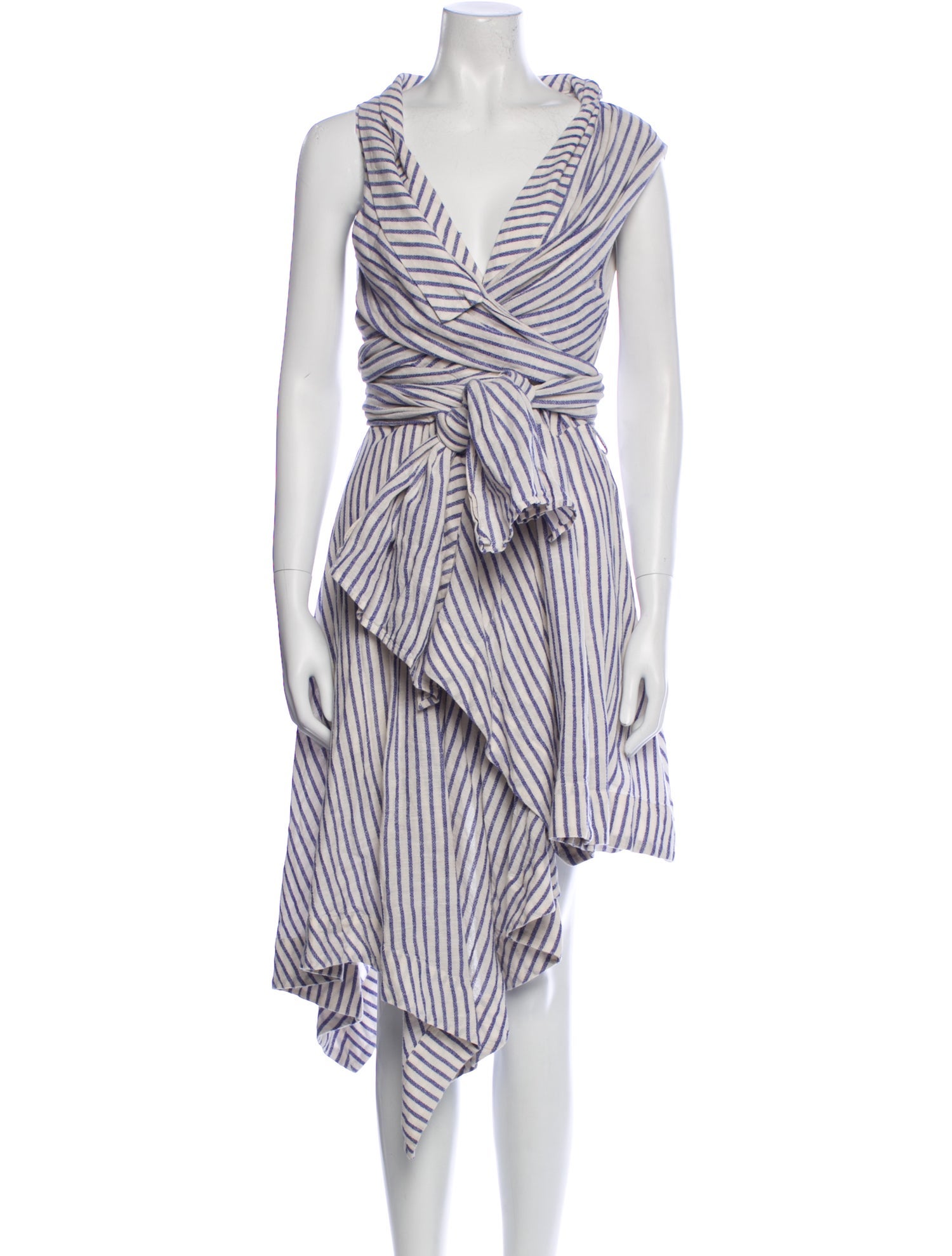 Acler Linen Midi Length Dress