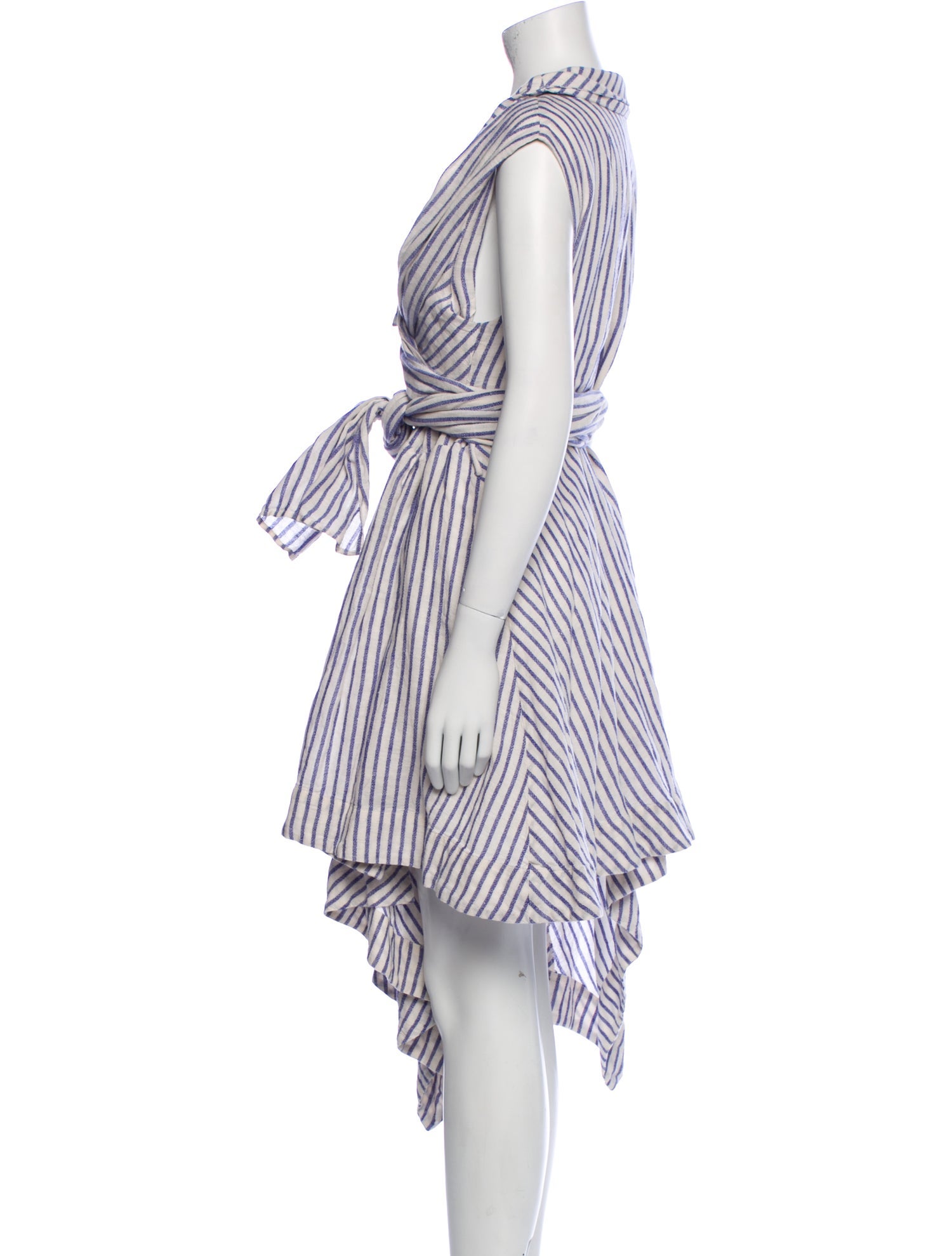 Acler Linen Midi Length Dress