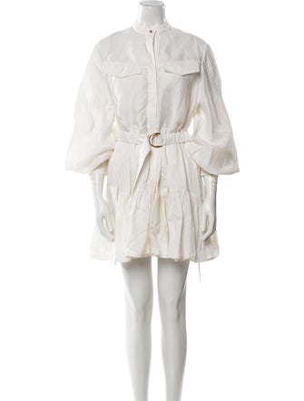 Acler Mock Neck Mini Dress