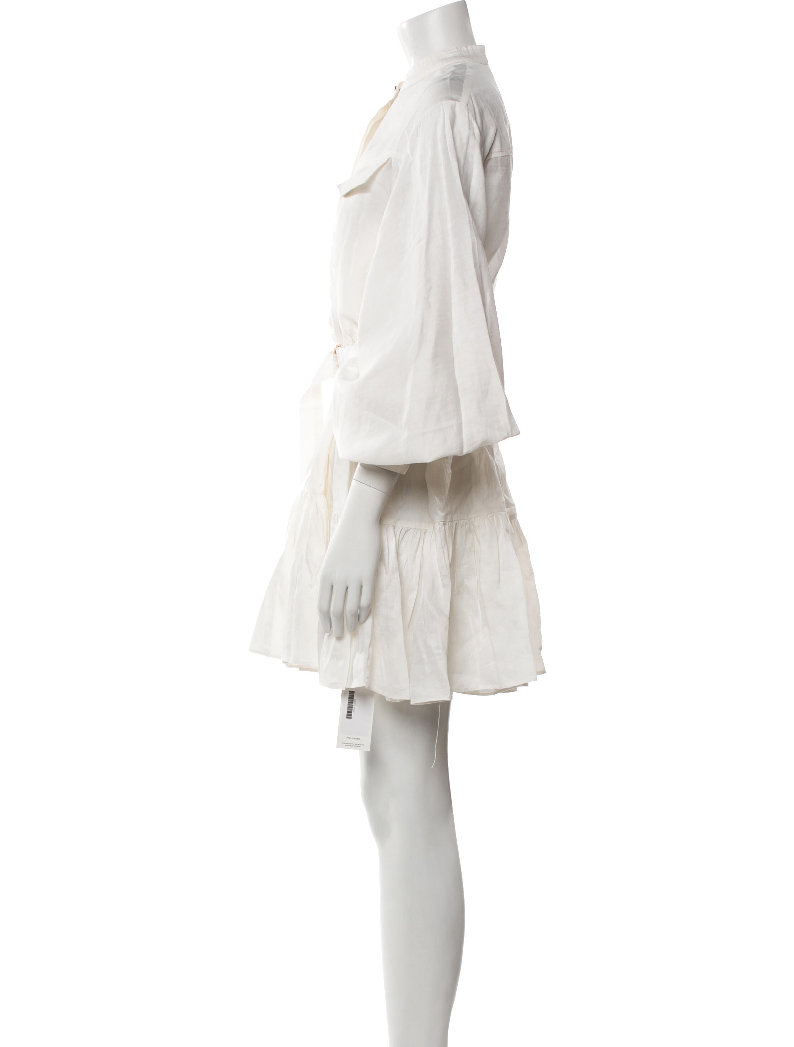 Acler Mock Neck Mini Dress