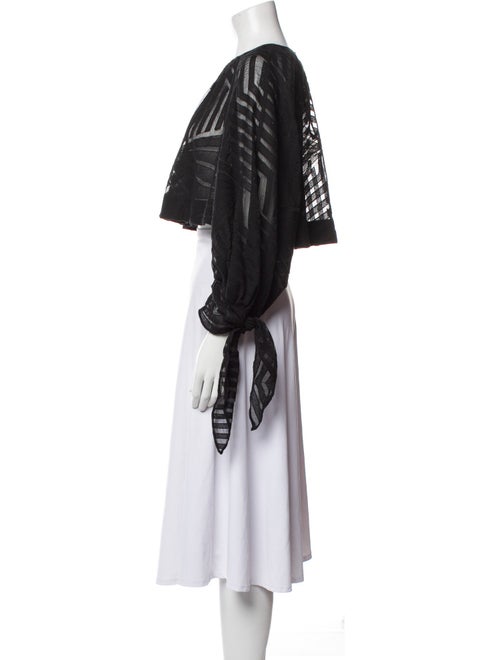 Acler Lace Pattern Off-The-Shoulder Crop Top