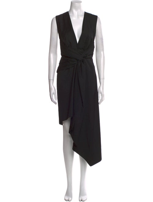 Acler V-Neck Midi Length Dress