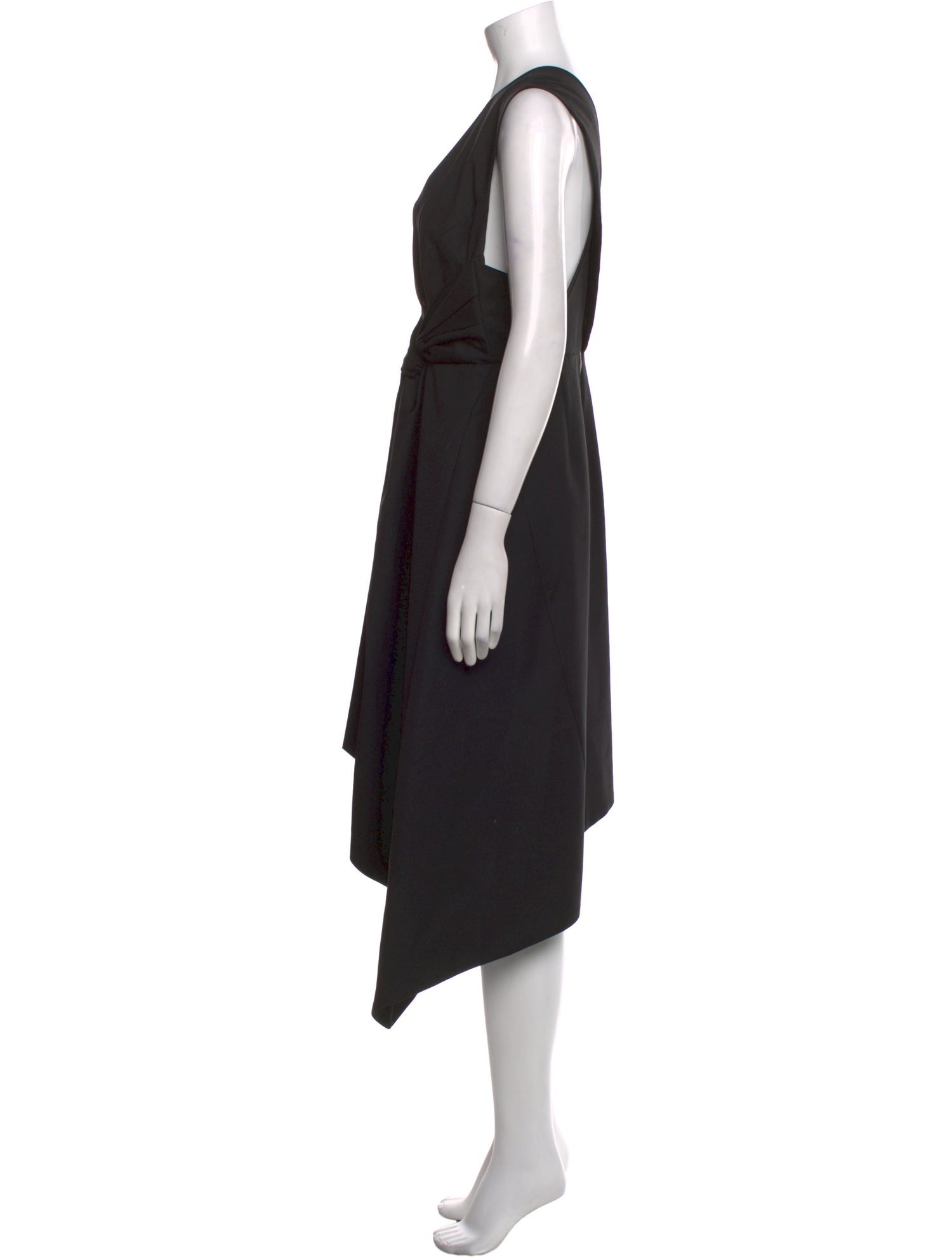 Acler V-Neck Midi Length Dress