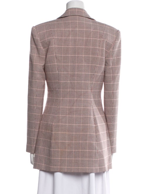 Acler Plaid Print Blazer