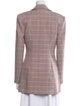 Acler Plaid Print Blazer