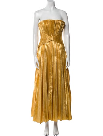 Acler Strapless Midi Length Dress