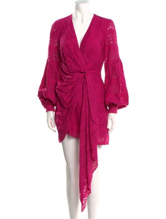 Acler V-Neck Mini Dress