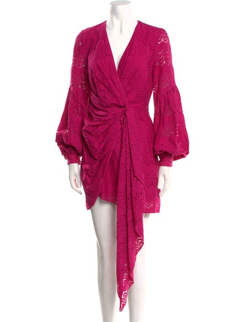 Acler V-Neck Mini Dress