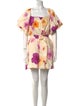 Acler Floral Print Mini Dress