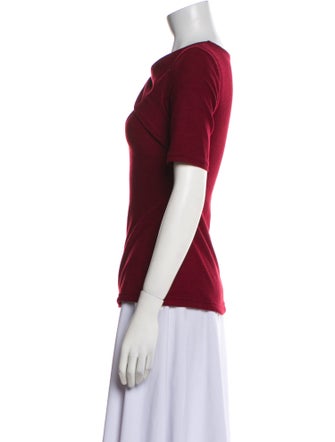 Acler V-Neck Short Sleeve T-Shirt