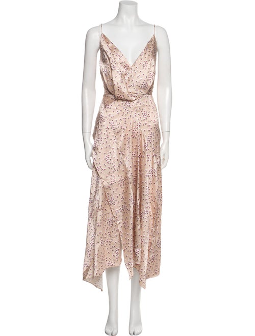 Acler Printed Long Dress