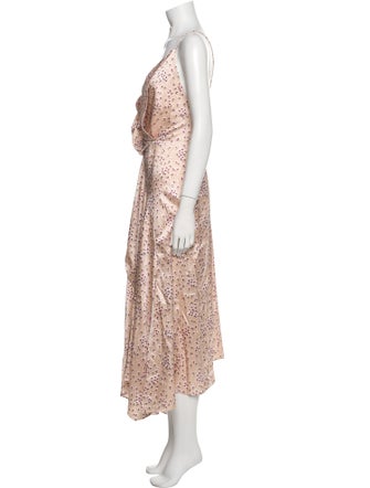 Acler Printed Long Dress