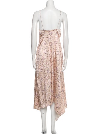 Acler Printed Long Dress