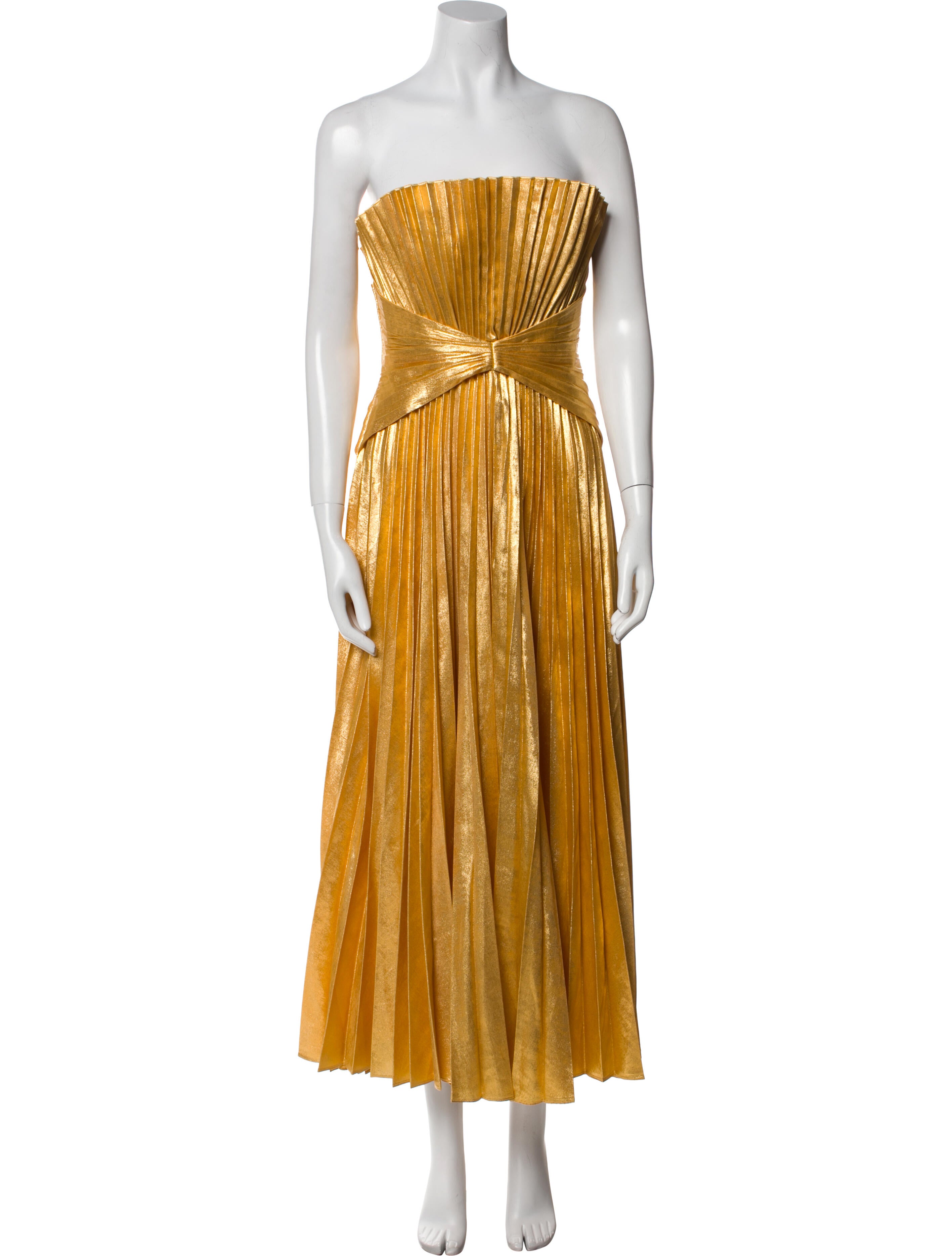 Acler Strapless Midi Length Dress