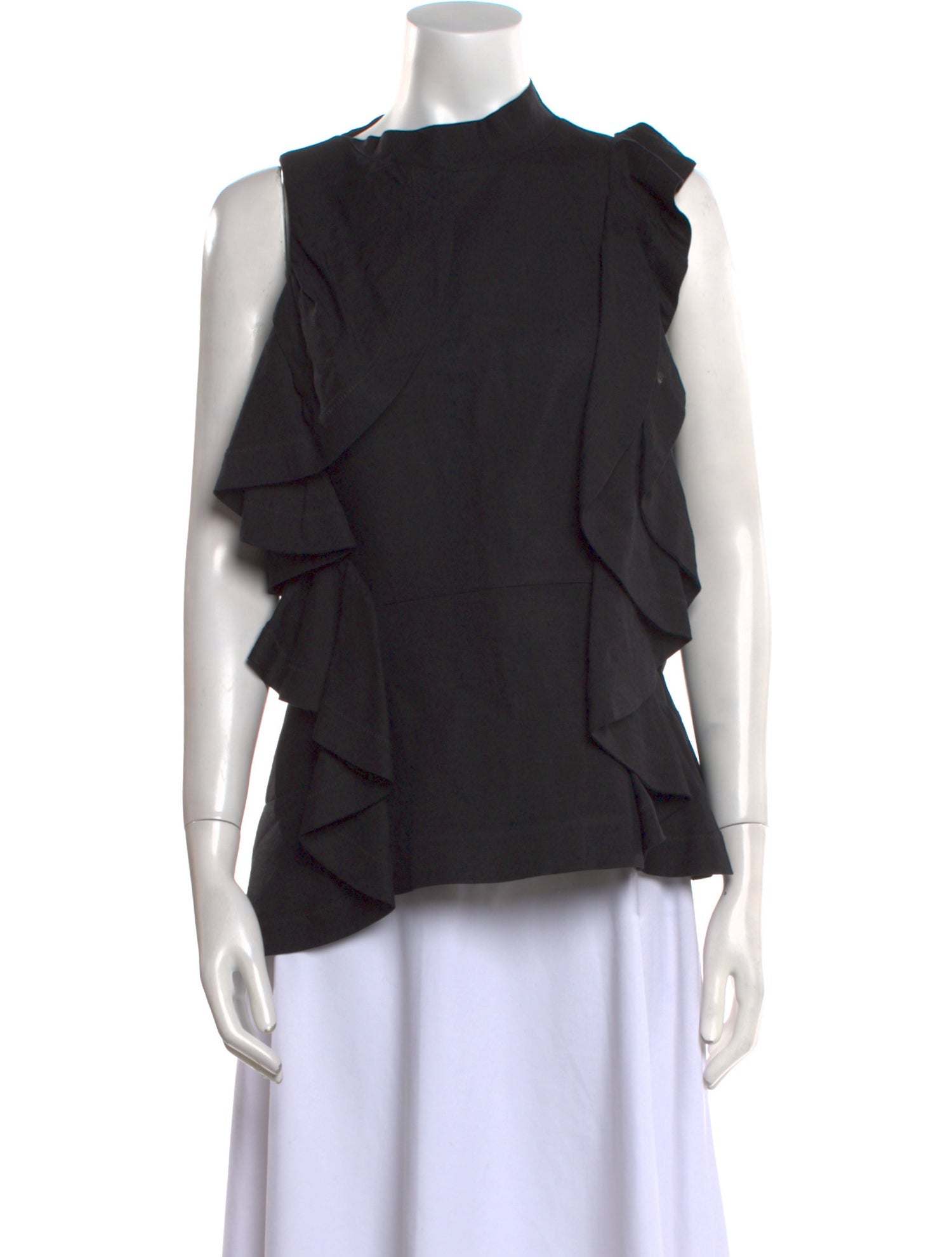 Acler Crew Neck Sleeveless Blouse