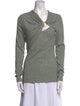 Acler V-Neck Long Sleeve Sweatshirt