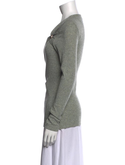 Acler V-Neck Long Sleeve Sweatshirt
