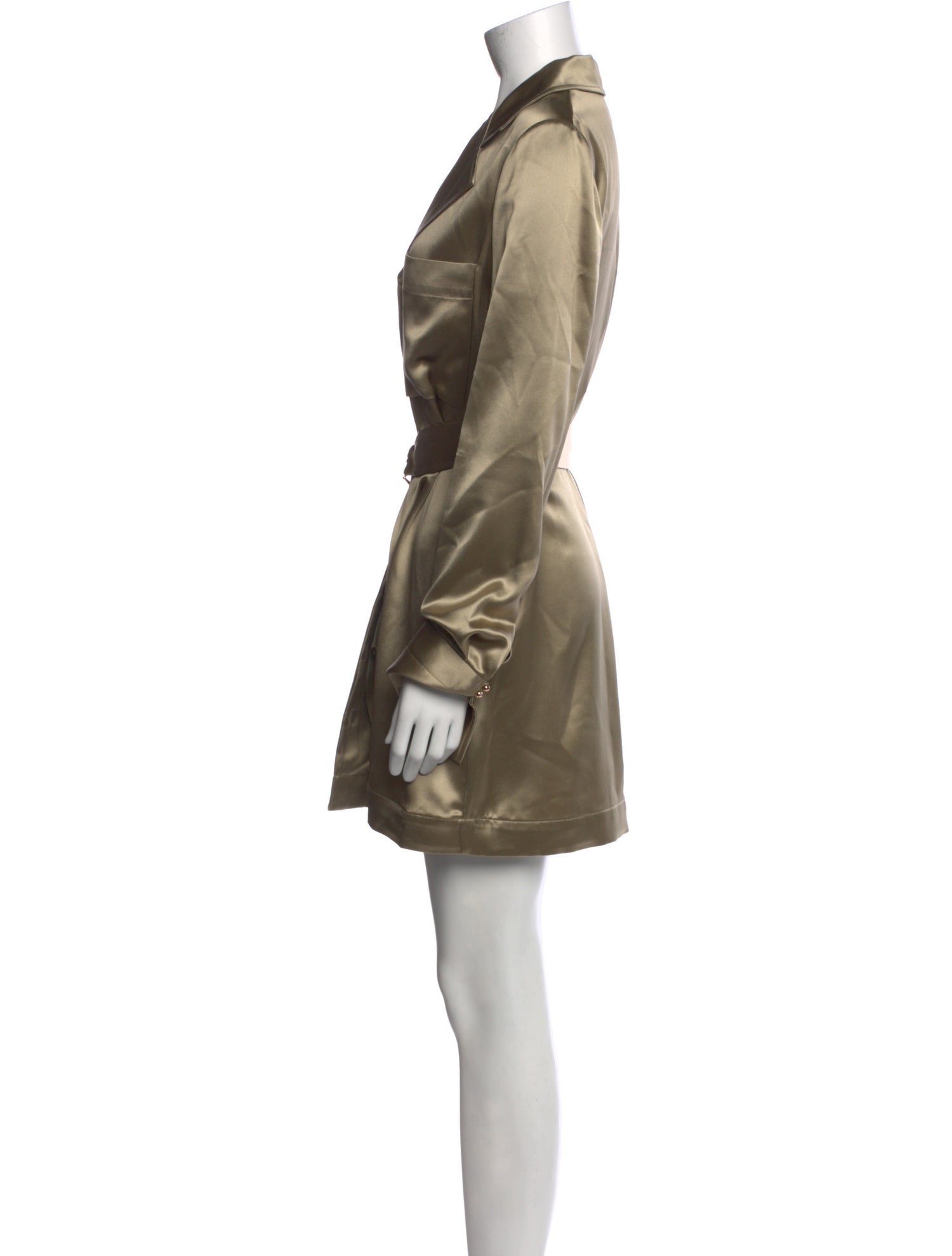 Acler V-Neck Mini Dress