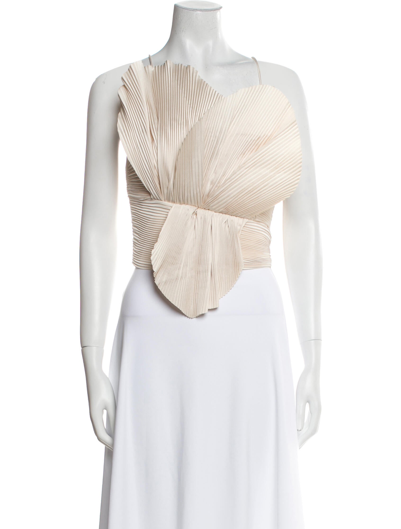 Acler One-Shoulder Sleeveless Crop Top w/ Tags