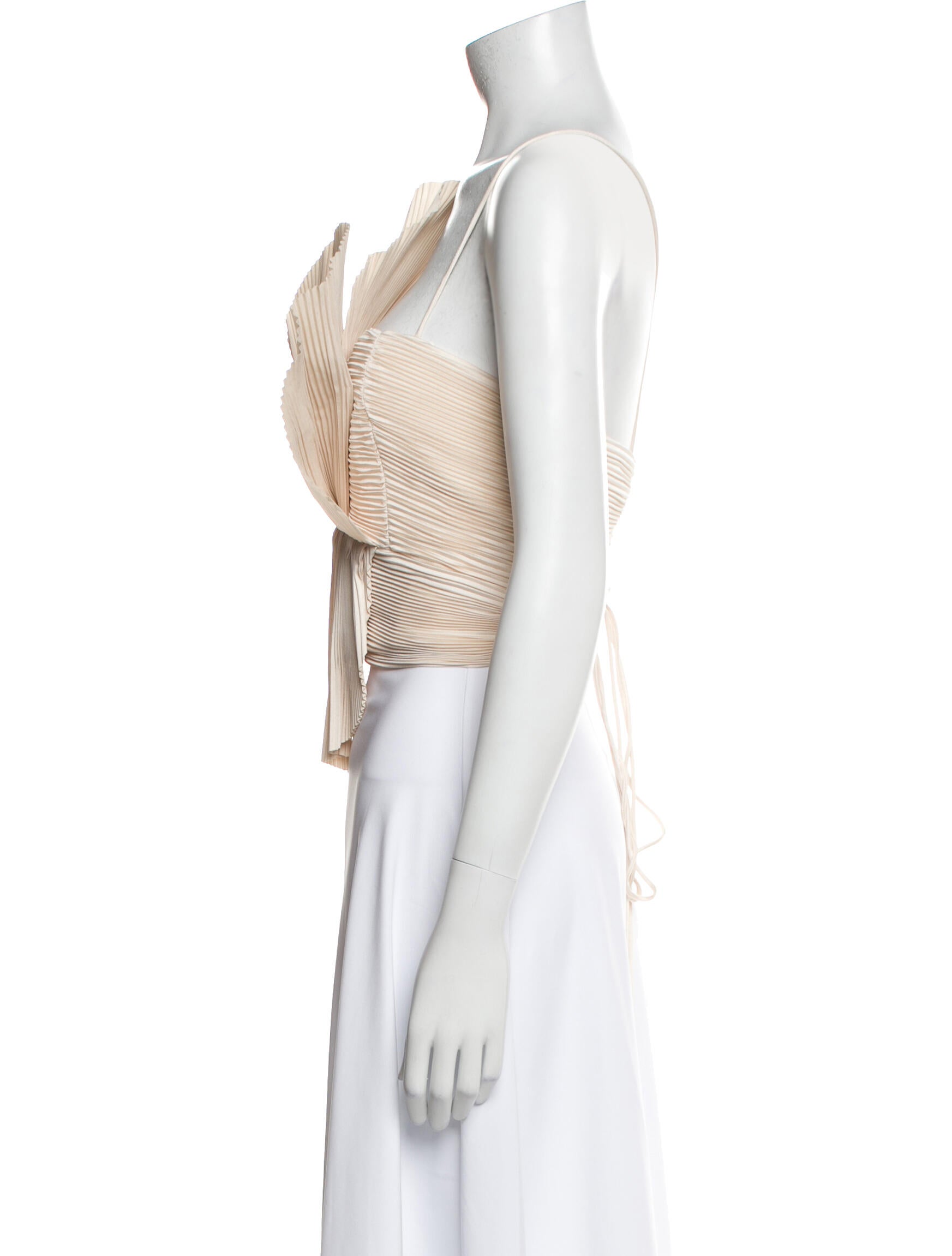 Acler One-Shoulder Sleeveless Crop Top w/ Tags