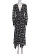 Acler Printed Long Dress