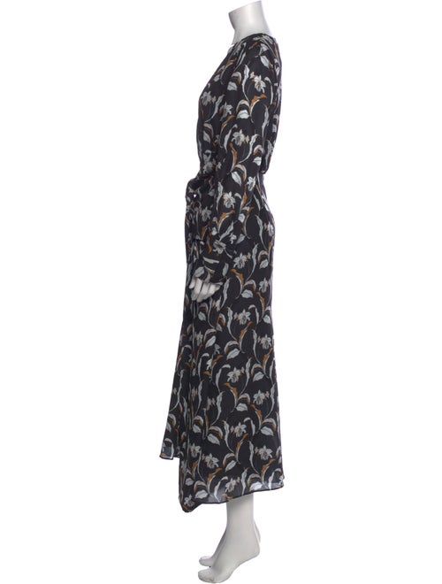 Acler Printed Long Dress