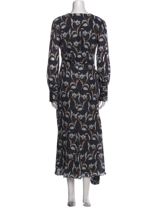 Acler Printed Long Dress