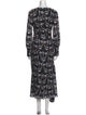 Acler Printed Long Dress