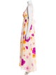 Acler Floral Print Long Dress