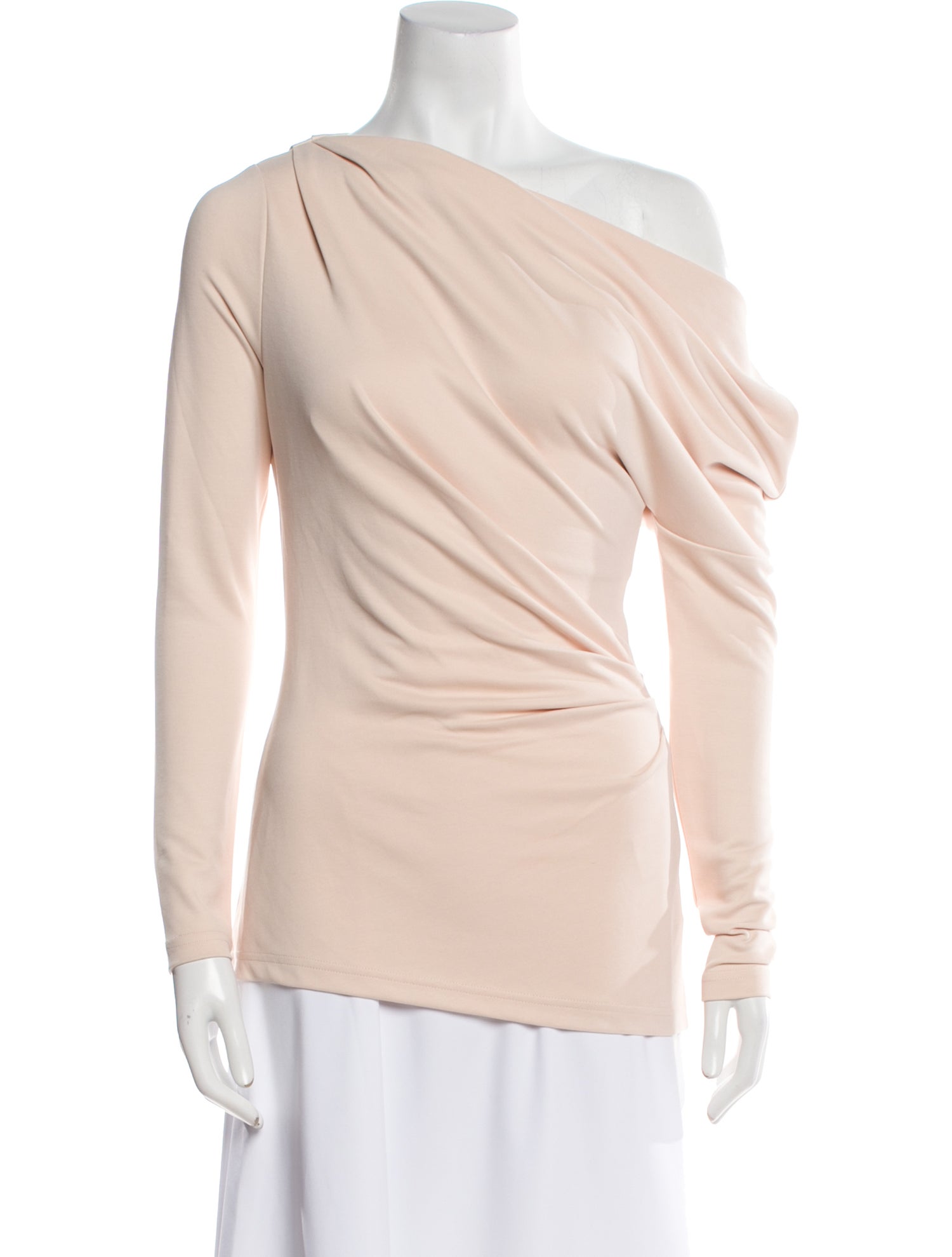 Acler One-Shoulder Long Sleeve Top