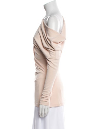 Acler One-Shoulder Long Sleeve Top