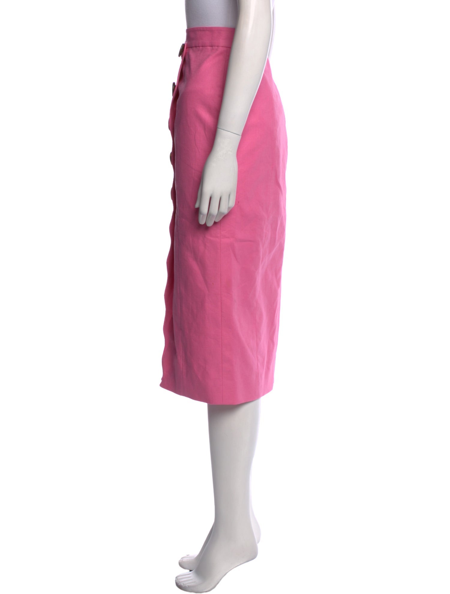 Acler Linen Midi Length Skirt