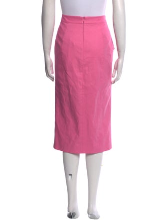 Acler Linen Midi Length Skirt