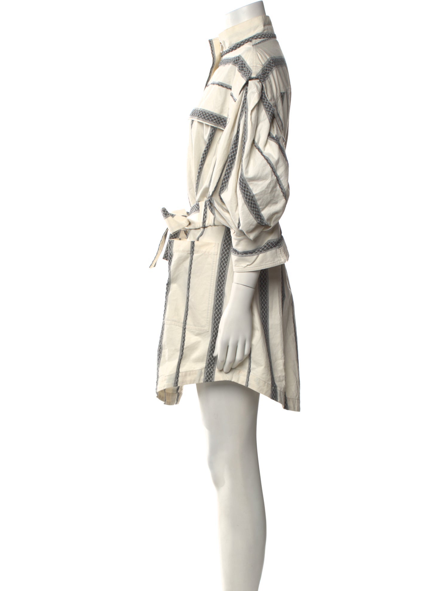 Acler Striped Knee-Length Dress