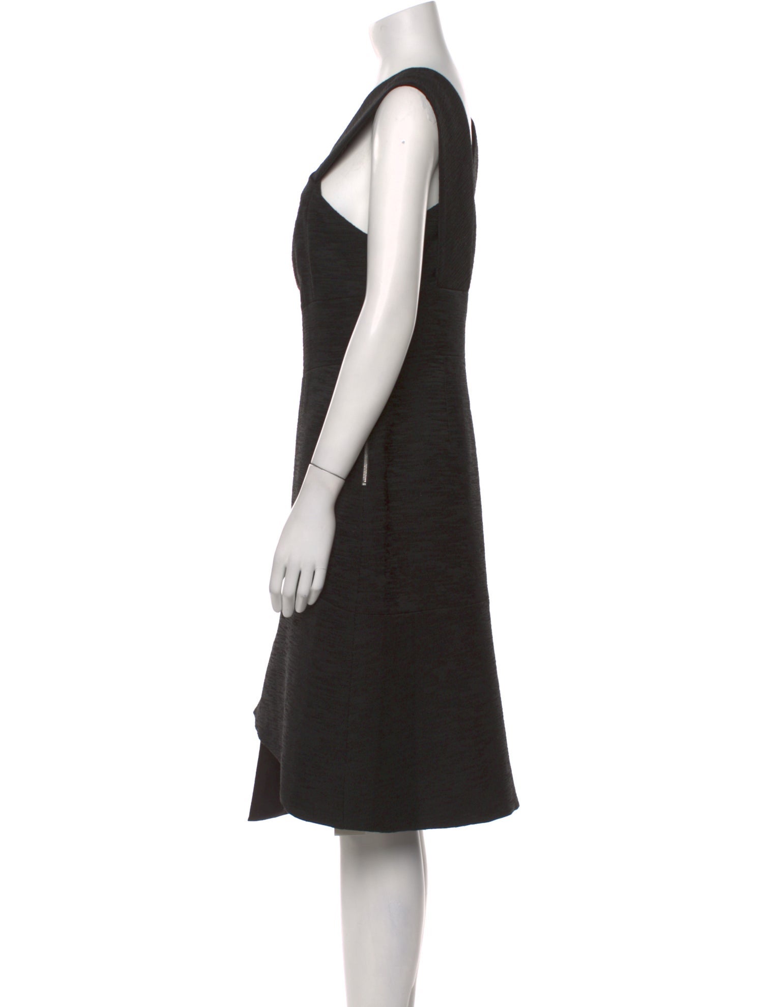 Acler V-Neck Midi Length Dress