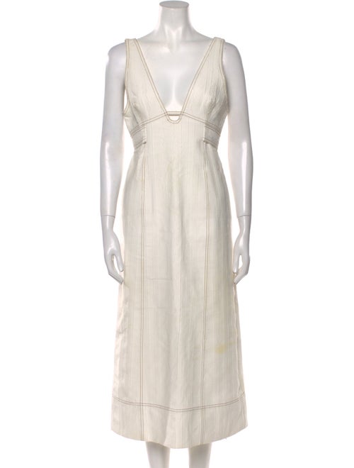 Acler V-Neck Long Dress