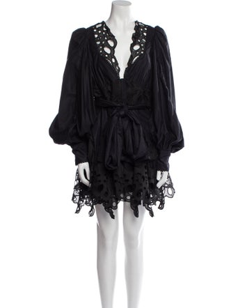 Acler V-Neck Mini Dress