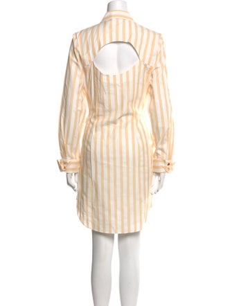 Acler Striped Mini Dress