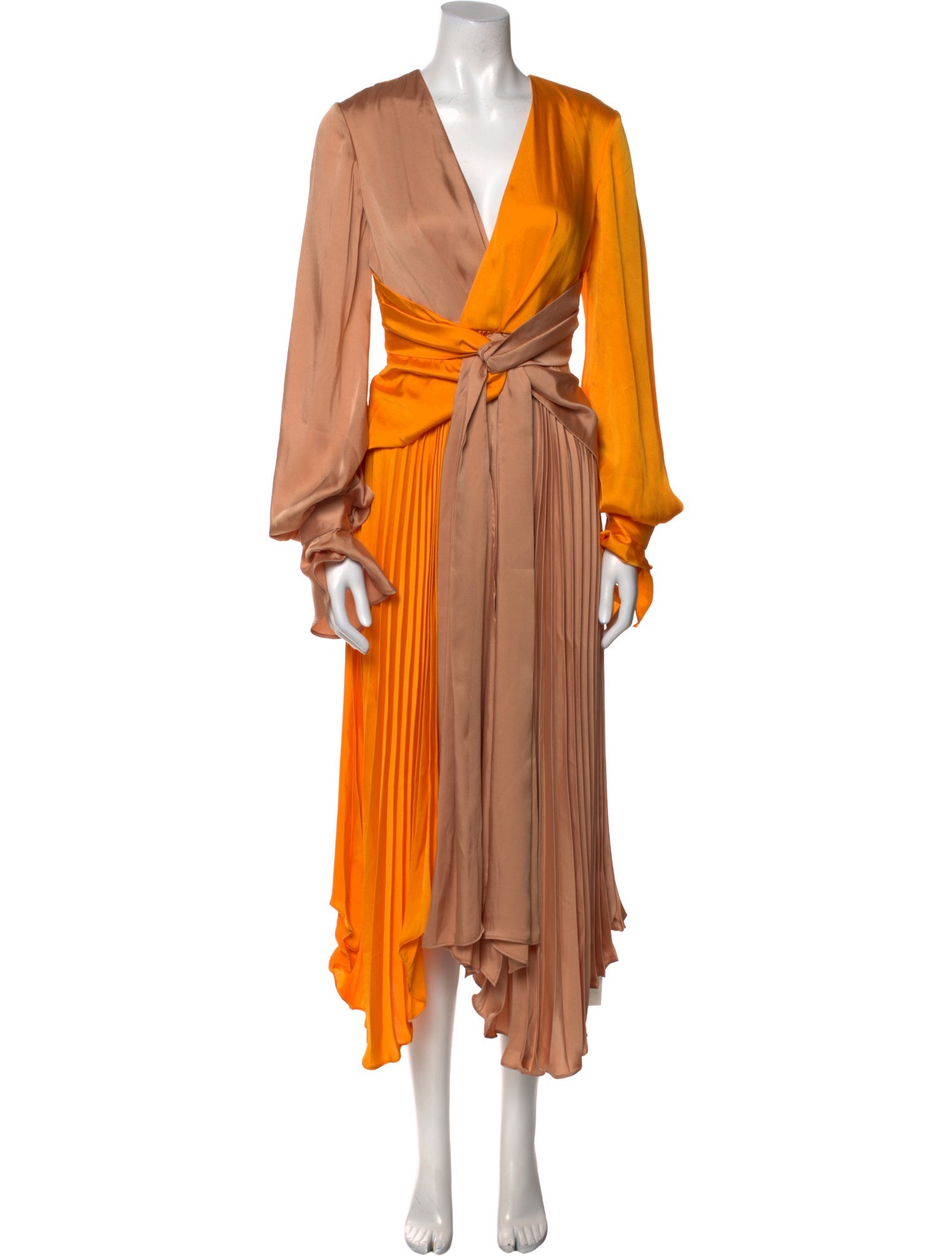 Acler V-Neck Midi Length Dress w/ Tags