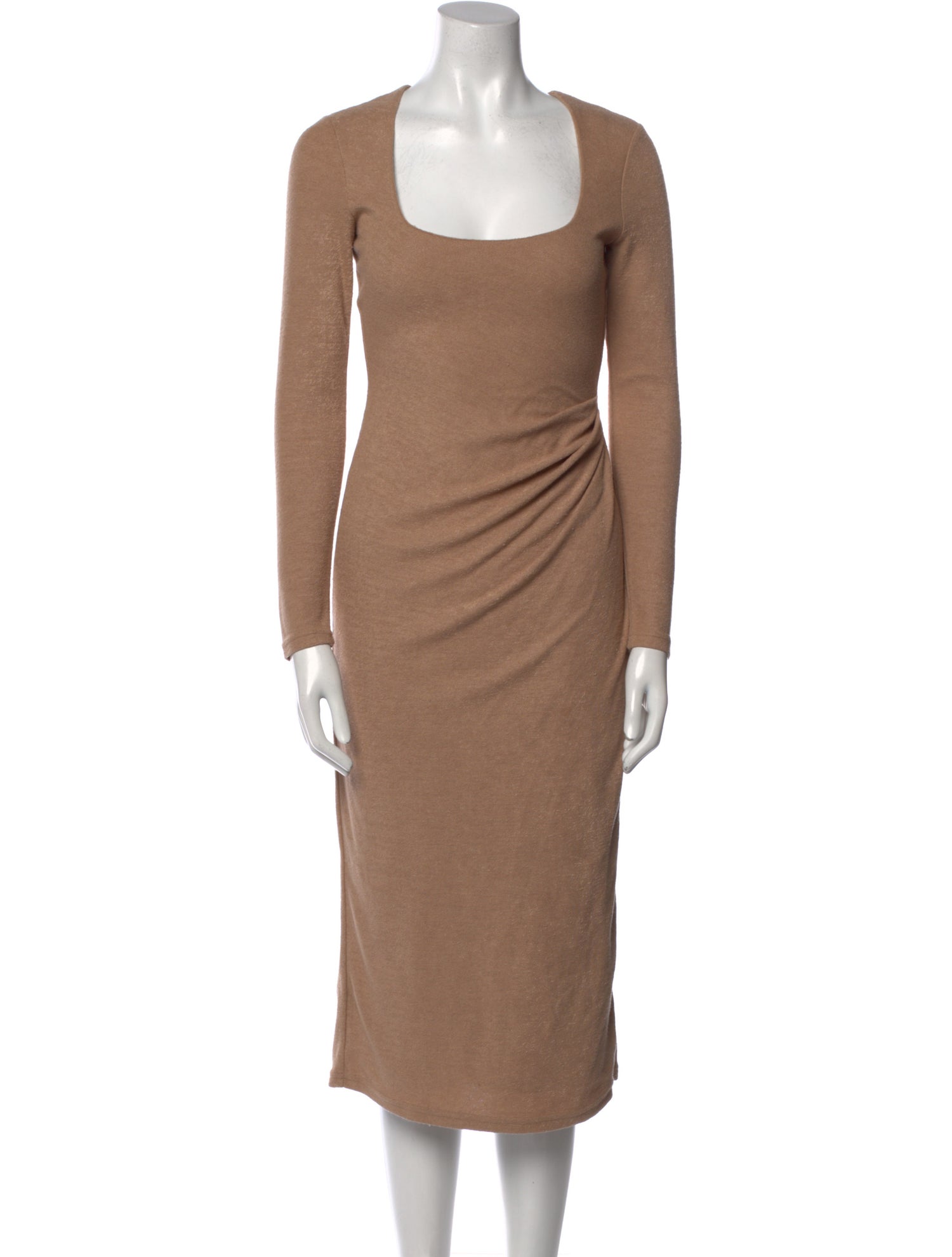 Acler Square Neckline Midi Length Dress