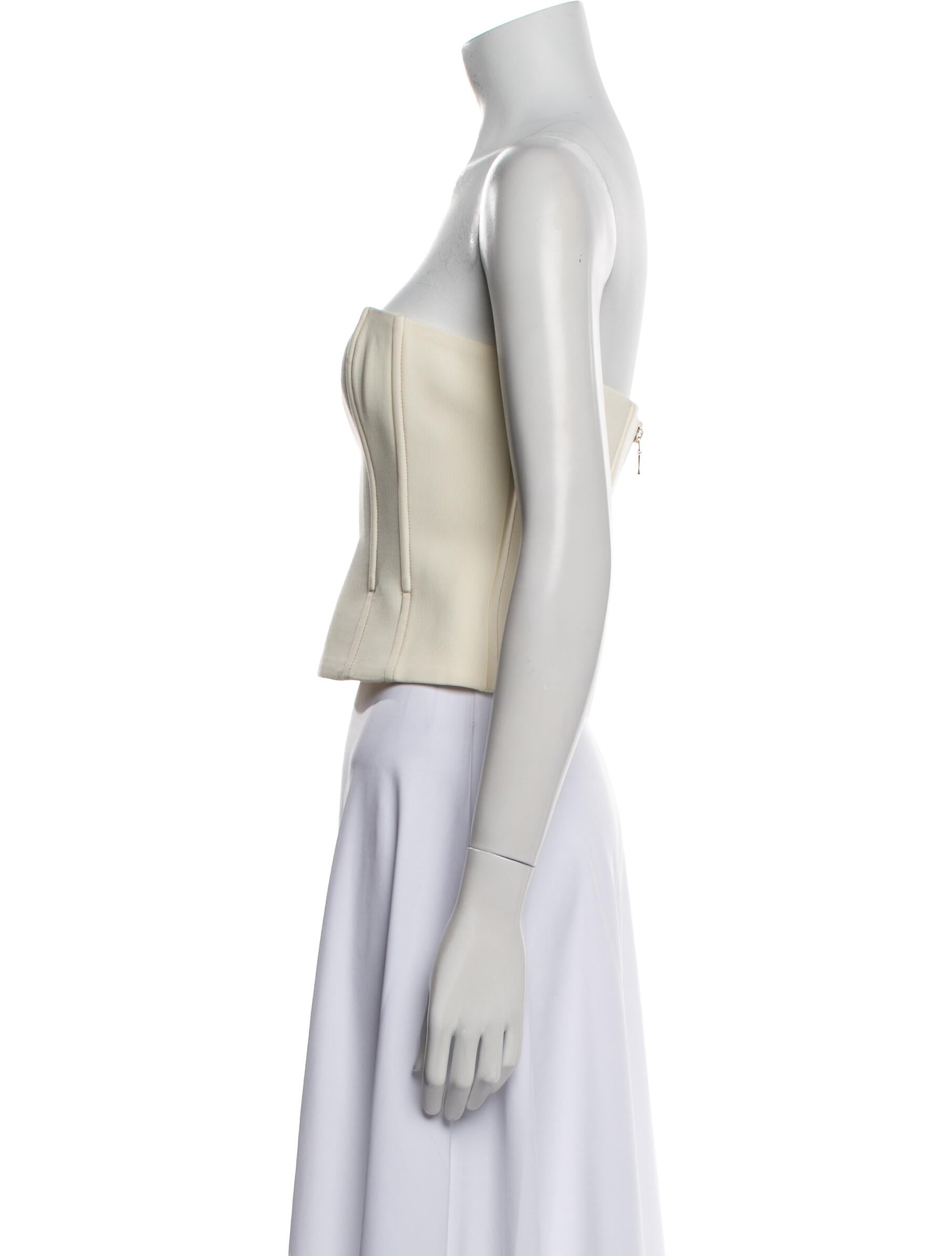 Acler Strapless Crop Top