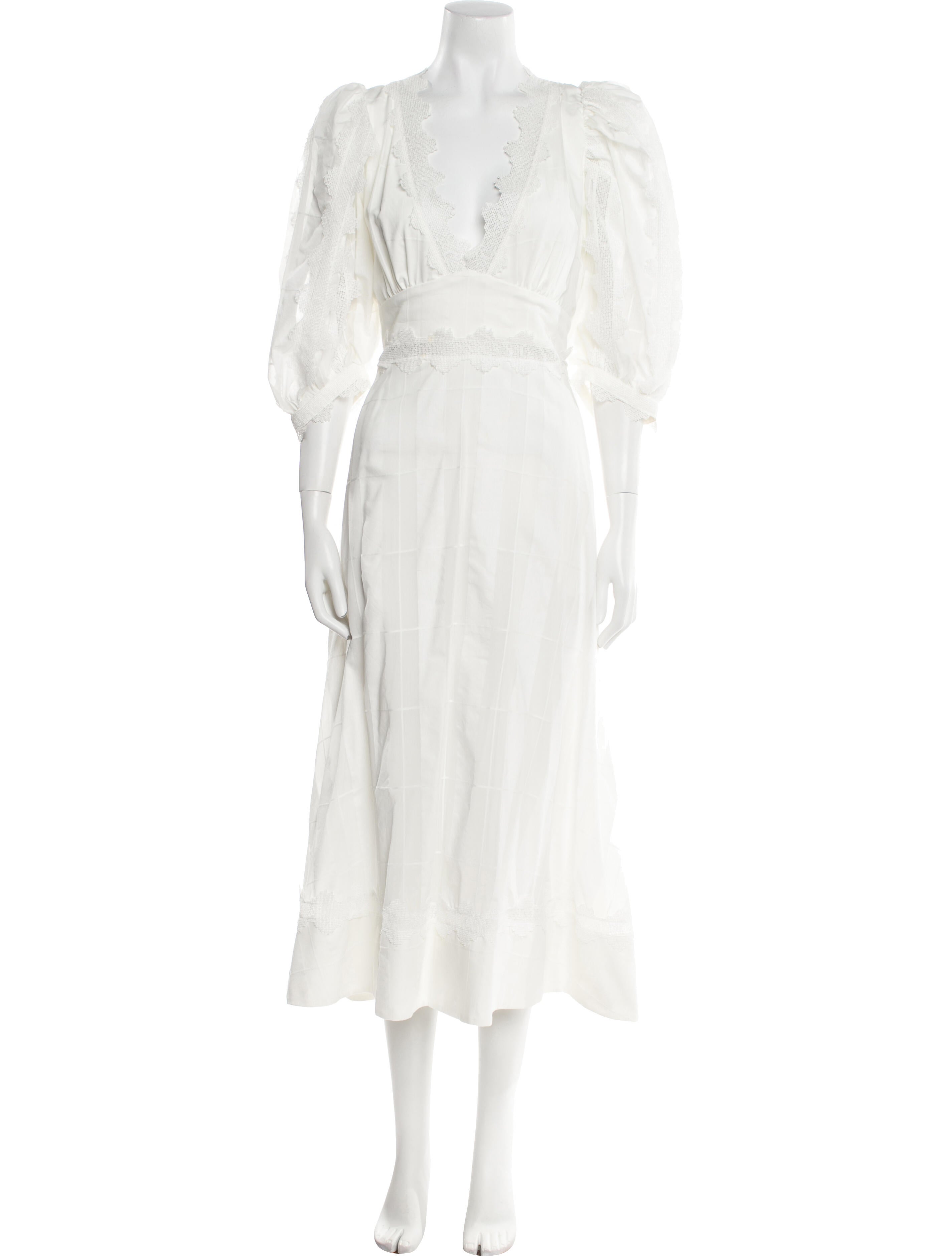 Acler V-Neck Long Dress