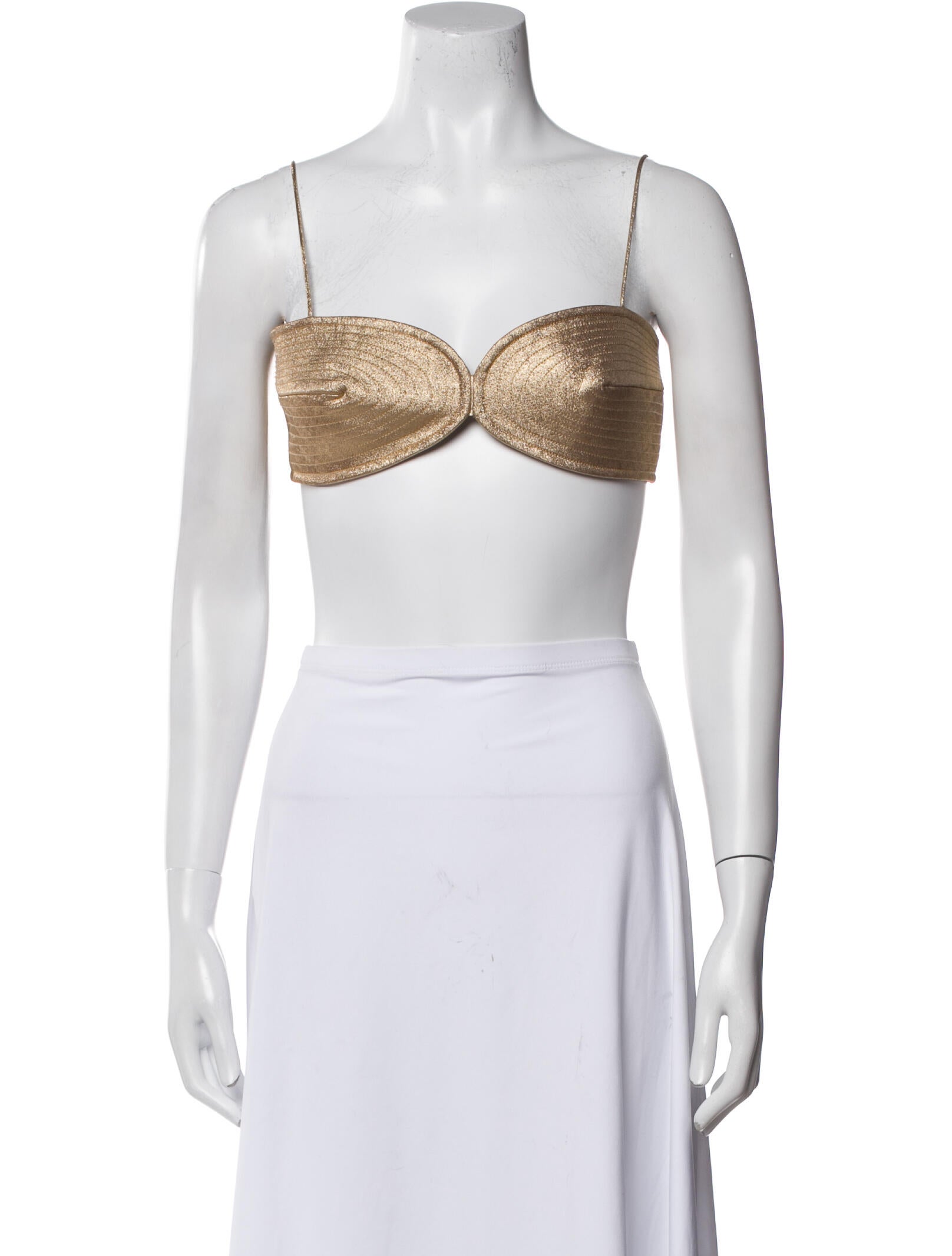 Acler Square Neckline Sleeveless Crop Top