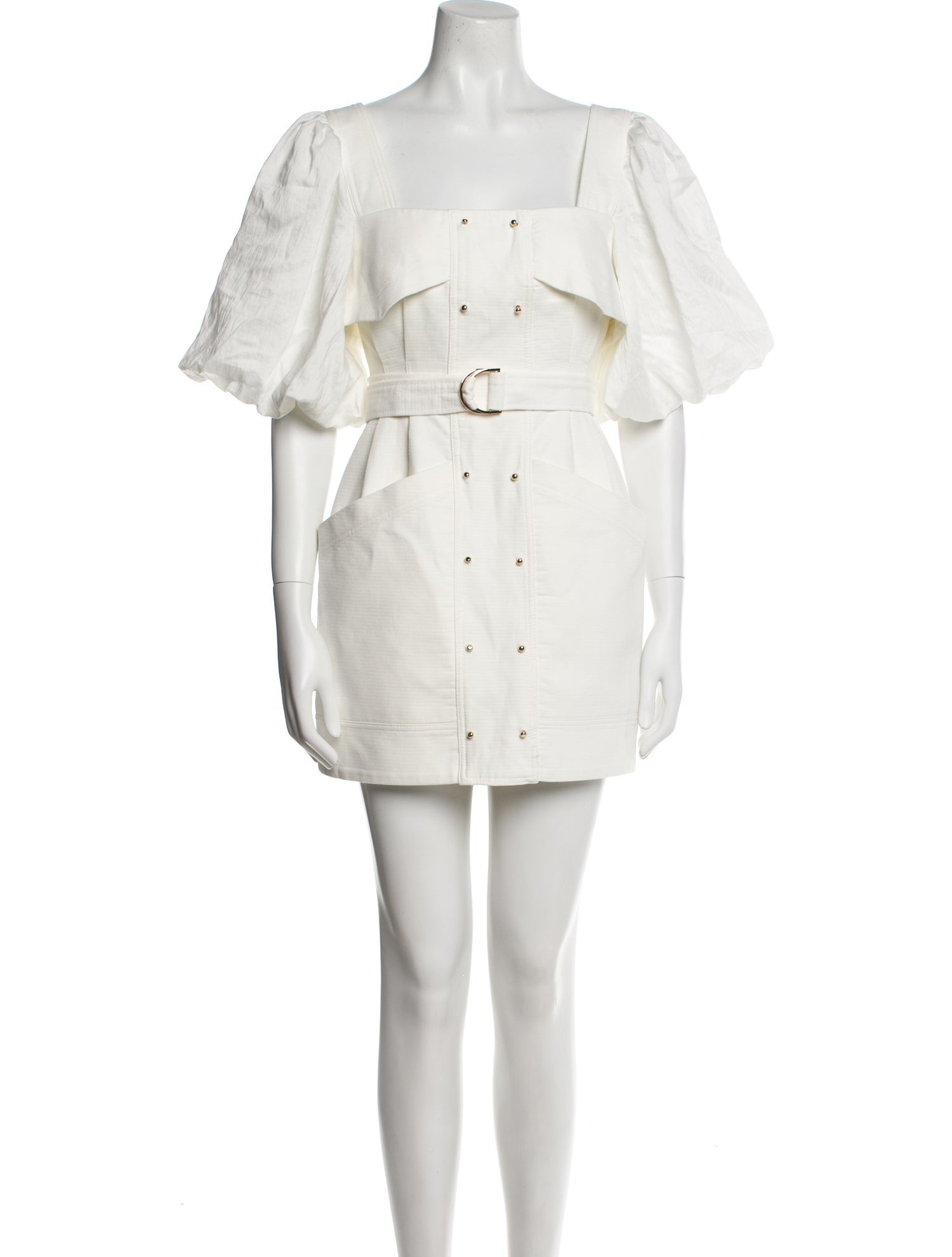 Acler Square Neckline Mini Dress